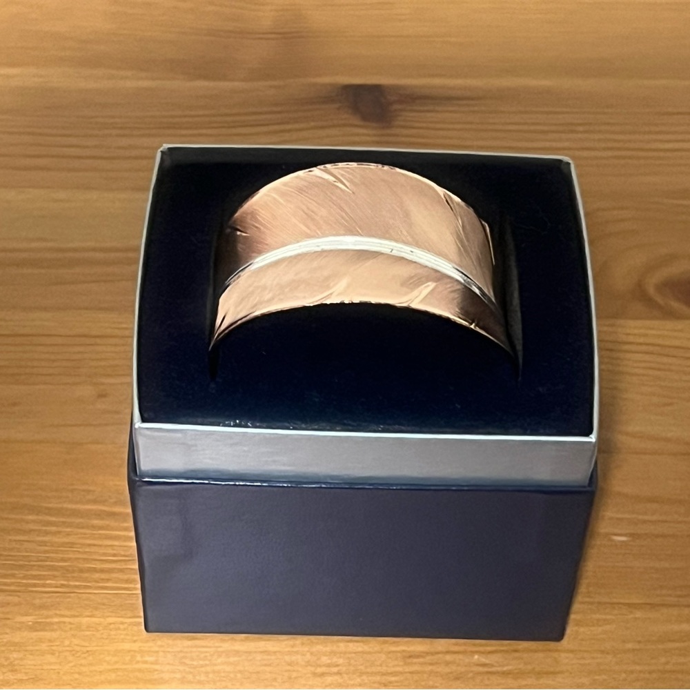 Montana Silversmiths Rose Gold Feather Cuff Bracelet